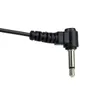 30X 3,5 mm Ascolta solo auricolare a forma di D Curvetta + jack mono per ICOM Motorola TK