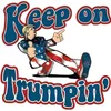 L'America Donald Trump 2020 Stickers Keep On Trumpin presidente degli Stati Uniti Elezione Adesivi Paster decorativo 10pcs Set 1 6JW E19