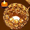 Crystal Metal Candle Tealight Houders Stand Candlesticks Candelabrum voor Bruiloft Party Tafel Centerpieces Candelabra Vakantiehuis Decoratie