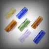 Newest Colorful Pyrex Glass Preroll Herb Tobacco Cigarette Preroll Handpipe Holder Filter Mouthpiece Mouth Pipe Tips Handmade Smoking Tool