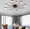 Nordic creative living room Ceiling Lights personality restaurant bedroom ultra-thin led lighting ceiling lamps MYY