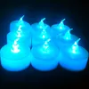 LED Tealight Tea Candles Flameless Light colorful yellow Battery Operated Wedding Birthday Party Christmas Decoration