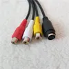 Computer naar tv-converter kabel VGA naar AV S-Type Terminal Adapter Draad 1 tot 4 Spltter Cord 11 cm