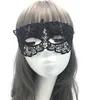 Maschera da travestimento in pizzo nero sexy all'ingrosso per carnevale Halloween Mezza faccia Ball Maschere per feste Forniture festive