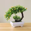 Yapay Bitki Bonsai Sahte Çiçek Saksı Süs Ev Otel Bahçe Dekor Hediye Yapay Bitkiler Ev Dekorasyonu