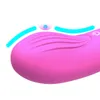 Vibrador usable del consolador de la calefacción para las mujeres Bragas de control remoto Juguetes sexuales Estimulador del clítoris Correa invisible sin tirantes en el consolador T191031