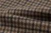 airtailors brown houndstooth suit men men厚いフルバックツイードベスト6673322