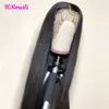 13x4 avant de lacet perruques de cheveux humains avec des cheveux de bébé brésilien Straight Virgin Remy perruques de cheveux humains pour les femmes noires Perruques de cheveux humainsBr