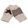 Fashion-Women Winter Cieplej Gwiazda Dzianiny Rękawiczki Fingerless Ramię Rękawica Dzianiny Eldived DropShipping #xtj