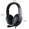 Hörlurar 35mm Wired Gaming Headset Earphones Musik Mikrofon för PS4 Play Station 4 Game PC Chat Computer With Microphone1298460