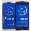 Pour iphone 11 pro max XS Max XR X 7/8, plus 10D courbe Cover en verre trempé Protecteur d'écran avec le paquet