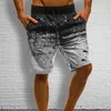 Erkek Moda Baskı Şort Yeni Yaz Rahat Slim Fit Elastik Joggers Şort Fitness Eğitimleri Koşarak Spor Salonları Şort M-3XL