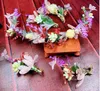 Braut Sen weibliche natürliche trockene Blume Tannenzapfen Blume Zweig Gabel Hochzeit Fotoalbum Haar Hochzeit Kopfschmuck