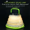 Folding solar light camping light tent camping lamp light