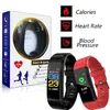 Smart Wristband 115 Plus Sport Bracciale Band Watch Fitness Tracking bluetooth v4.0 Supporto IOS Android IP67 Liffe Promemoria sonno a prova di acqua