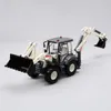 KDW Diecast Alloy Two-way Tractor Shovel& Excavator& Digger Model Toy, 1:50 Scale, Ornament, Xmas Kid Birthday Boy Gift, Collect