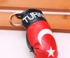 Luva de Boxe Keychain mini-luvas Titular Mulheres Chave do carro Bag Pingente Bandeira Sports Key toca Chaves LJJK1923 presente