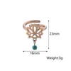 Vintage Lotus Bead Pendant Toe Ringar Enkel Guldpläterad Glänsande Öppna Justerbara Alloy Fot Ringar För Kvinnor Mode Sommar Smycken Partihandel