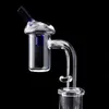 20mm OD Plat Top Quartz Enail Banger Avec Paille De Verre Carb Caps Mâle Femelle Joints Quartz Eanil Banger Nails Pour Bongs D'eau En Verre