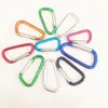 Locking Type D Shaped Load weght 20kg Carabiner Buckle Hanging 8 Color Aluminum Alloy Perdants Hook Clips DH0149