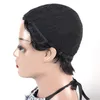 Court Lace Front Cheveux Humains Brésilien Doigt Vague Océan Vague Pixie Coupe Dentelle Partie Cheveux Humains