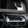1 pc Auto Interior Painel de Navegação Cobre guarnição apto para Audi A4 B8 2008-2015