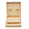 Portable Wooden Box With Rolling Tray Natural Handmade Wood Tobacco Cigarette Storage Box Container For Smoking Pip Accessories5531930