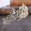 Pageant Quinceanera Wedding Crowns For Women Bling Rhinestone Beading Hair Jewelry Bridal Headpieces Tiaras Party Gowns5453954