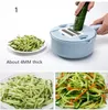 Kök Multi-Function Niceer Shredder Potatis Cutter Potatis Chip Slicer Silk Radish Grater Dicer Fruit Cutting Board Kitchengadget Snabb