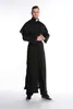 Theme Costume Halloween Role Playing Priest For Male Men's Clothing Cosplay God Long Black Suit Party Costumes296h