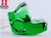 Groene toilet Glaswerk, Groothandel Glass Bongs Olie Brander Glasleidingen Waterpijp Olierouts Roken Gratis verzending