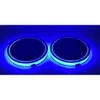 2pcs Led Car Cup Holder logo Light For Nissan Ford Mercedes Jeep USB Charging minous coaster Accessories9805362