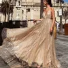 Seksi Sparkly Sequins Abiye 2019 Derin V Boyun Kolsuz Kat Uzunluk Parti Elbiseler Kızlar Pageant Elbiseler Ucuz Balo Abiye