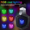 Gaming Headset Onikuma K8 RGB Wired Stereo Game Hoofdtelefoon LED-verlichting Noise-annuleren voor PC Computer PS4 10pcs / lot