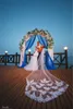 Bridal Wedding Veil with Appliques Edge Tulle Long Cathedral Wedding Veil Bridal Veil with Comb veu de noiva Hot Sale