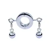 Stainless Steel Cockrings Scrotum Clip Stretcher Male Scrotums Bondage Gear Adult Sex Toys Weight Testicle Stretchers Ball