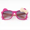 Lunettes de soleil enfants Bow Cat été bébé lunettes garçons filles enfants dessin animé lunettes de soleil nuances pare-soleil lunettes pliantes 6 couleurs