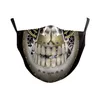 10pcs traspirante halloween digitals maschera digitale maschera 2 strati adulti masquerade festa joker viso maschere riutilizzabili anti-nebbia cosplay mascherina