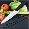 Coltello da cucina in ceramica da 8 pollici per coltello da chef di frutta Zirconio Manico singolo 1 pezzo colore casuale