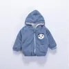 Cappotto invernale con cappuccio per bambini Giacche imbottite in cotone Felpe con cappuccio Abbigliamento Ragazzi Cartone animato Capispalla casual Ragazze Zipper Fleece Top Baby Felpa B7127