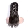 Remy Hair Gerade Perücken 13x4 Spitzefront Malaysische Perücke vorgepteten natürlichen Haaransatz