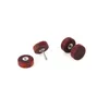 En gros 100 pcs/lot en bois haltère oreille goujon à la mode boucles d'oreilles corps Piercing bijoux pour hommes et femmes