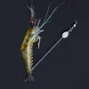 90mm 7g Soft Simulation Prawn Shrimp Fishing Floating Shaped Lure Hook Bait Bionic Artificial Shrimp Lures with Hook