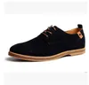 Herenschoenen Eleganta skor Män Oxfords Klänning Skor Äkta Läder Cow Suede Plus Size Derby Prom Formal Bröllop Skor Man Mocassin Homme