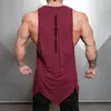 Camisetas sin mangas para hombres Muscleguys Gyms Stringer Ropa Culturismo Top Hombres Fitness Singlet Camisa sin mangas Camisa interior de algodón sólido Chaleco muscular1