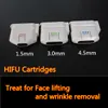 Cartucce e manico HIFU Accessori Parti face lift body slimming HIFU Trasduttore ciascuno per più di 10000 scatti