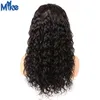 4x4 dentelle fermeture perruque avec des cheveux de bébé brésilien péruvien malaisien vague d'eau Remy cheveux humains fermeture perruques pour les femmes noires