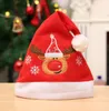 Natal chapéus de Papai Noel chapéus do partido para o Papai Noel Costume Decoração de Natal Para Cap Bordados Adulto Crianças