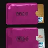 Lecteur antivol bloquant la Protection des porte-cartes de crédit bancaire étui pour porte-cartes RFID