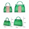 Clear PVC Jelly Women Handbags Candy Color Transparent Shoulder Messenger Bags for Lady Girls Purse Letter Large Capacity Bolsa1